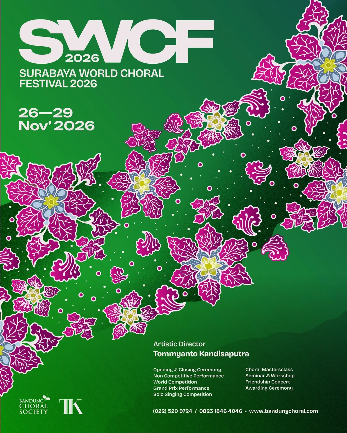 Poster 3rd Surabaya World Choral Festival 2026