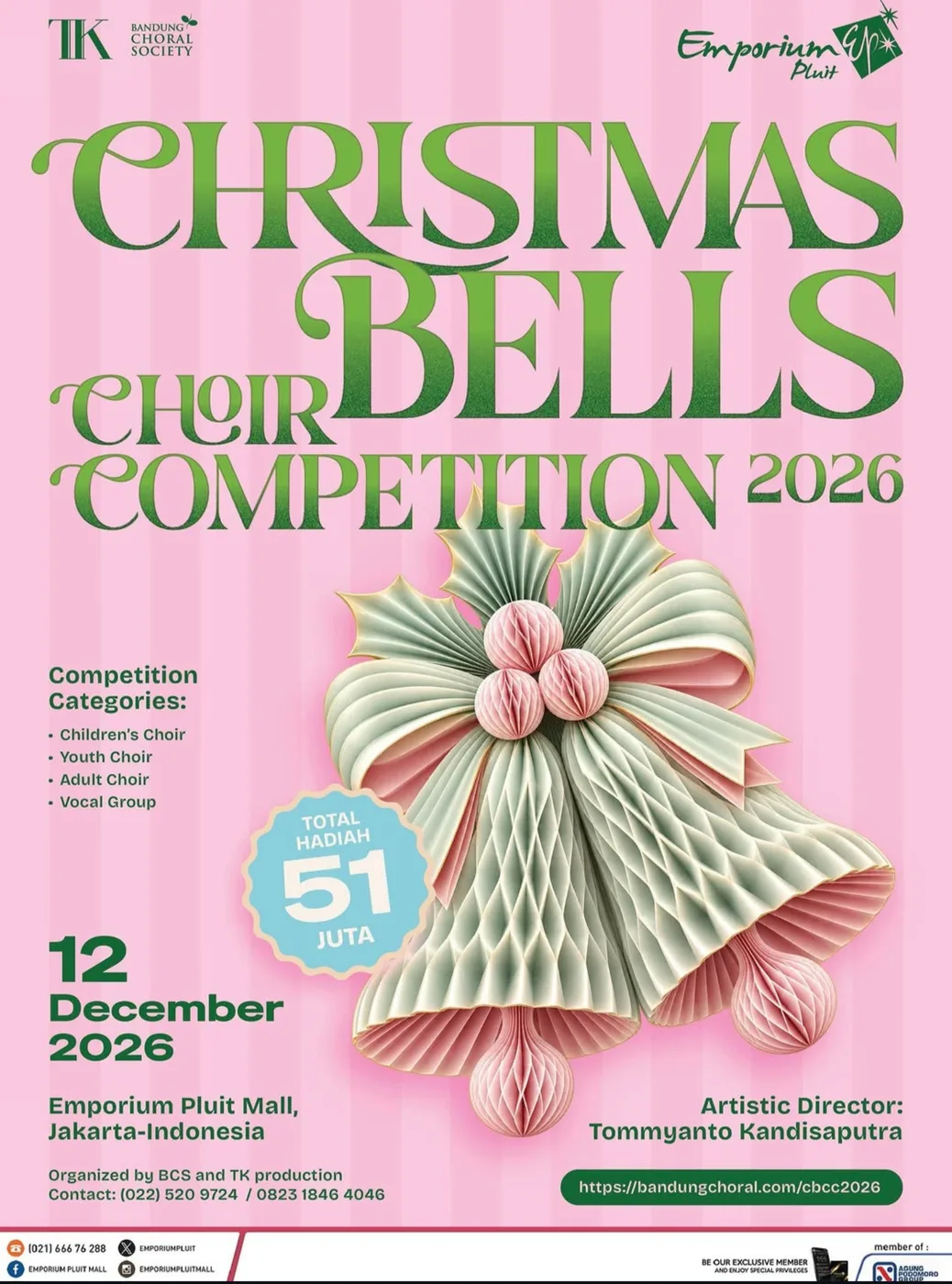 Poster Christmas Bells Choir Competition 2026